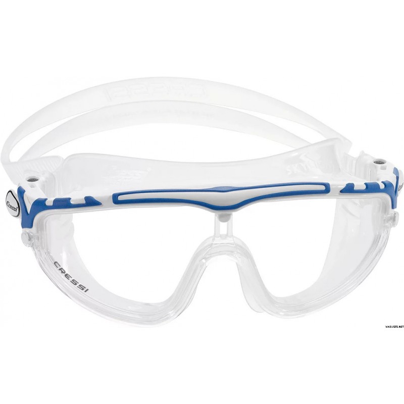 CRESSI SKYLIGHT SWIM MASK - CLEAR WHITE/ BLUE Cressi Masks