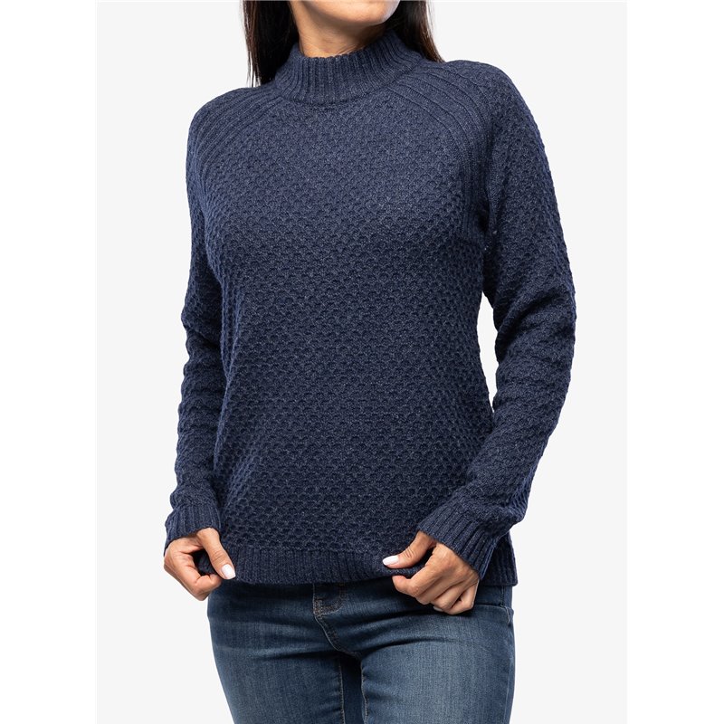 Royal Robbins W's Westlands Mock Neck deep blue