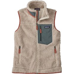 Patagonia W's classic retro-x vest natural/new green