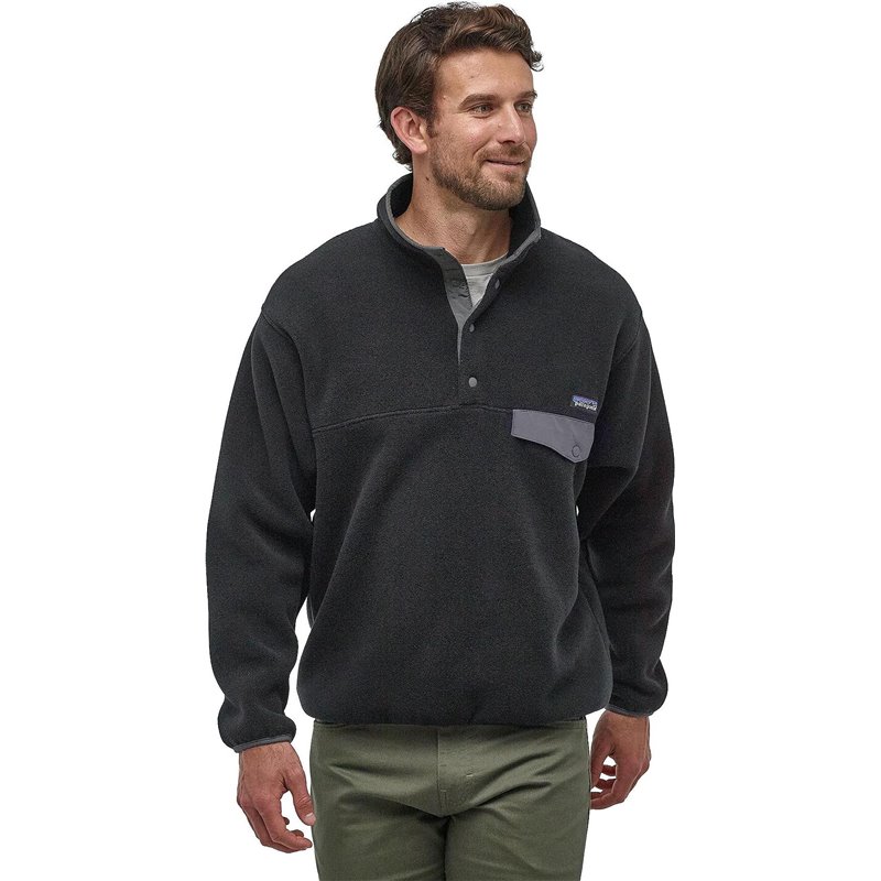 PATAGONIA-M SYNCH SNAP-T P/O BLACK/FORGE GREY Patagonia Jackets & Vests