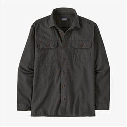 Patagonia M's L/s organic cot mw fjord flannel forge grey Patagonia Tops