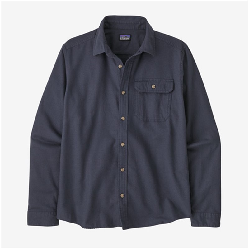 Patagonia Homme cotton in conv lw Fjord Flannel Smolder Bleu Patagonia Hauts