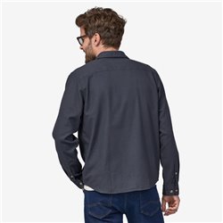 Patagonia Homme cotton in conv lw Fjord Flannel Smolder Bleu Patagonia Hauts