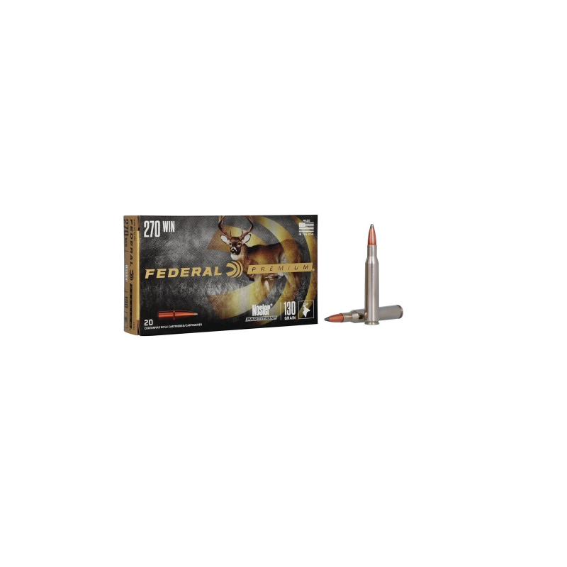 Federal Premium 270 Win 130gr Partition Federal ( American Eagle) Ammunitions