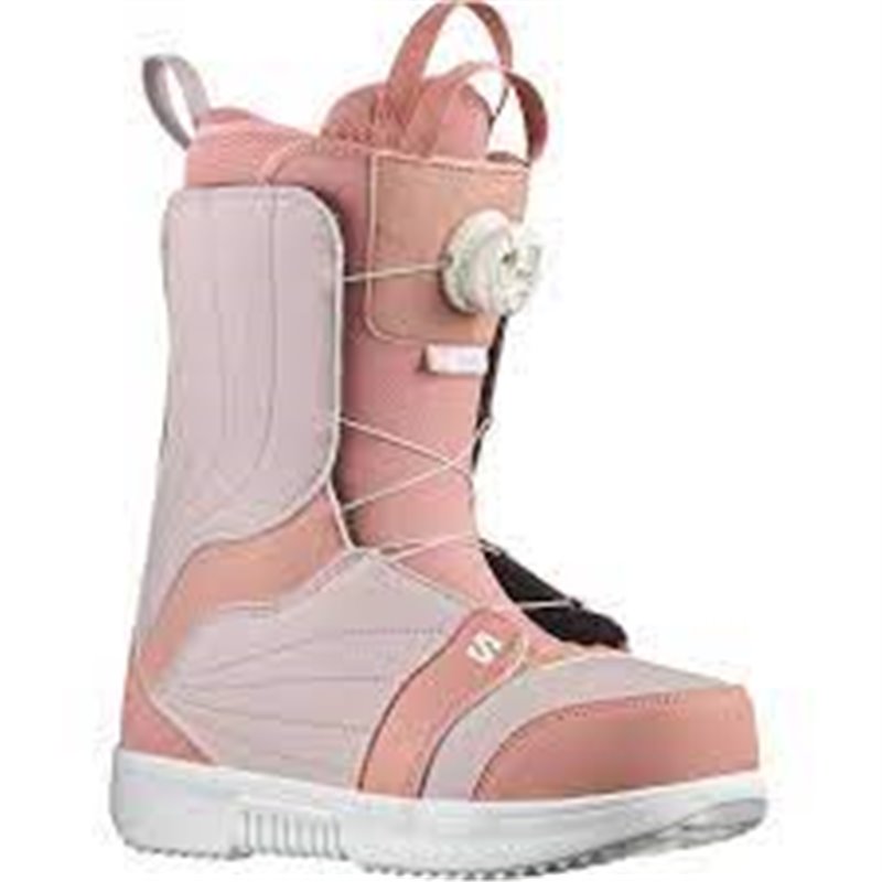 Salomon Boots Pearl Boa Rose/lilac ash/White Salomon Bottes de planche à neige