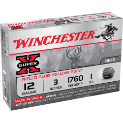 Win Super X 12 Ga 3'' Slug Winchester Ammunition Slug & Buckshot
