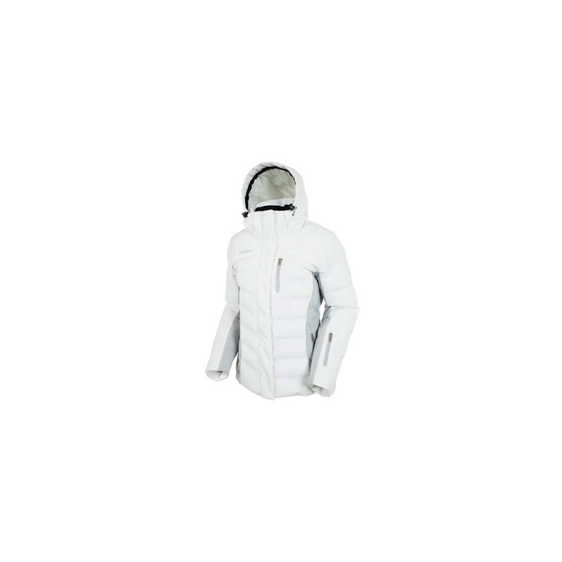 Sunice Veste pour femme de ski Amber Pure Blanc/Oyster Sunice Manteaux et vestes