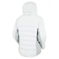 Sunice Veste pour femme de ski Amber Pure Blanc/Oyster Sunice Manteaux et vestes