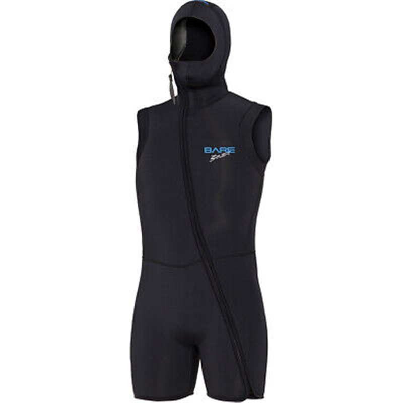 BARE - 7mm Step-in Vest-BLK - Black Bare Wet suit