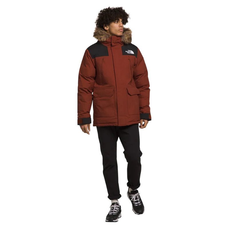 North Face MCMurdo Parka Brandy Brown/Black THE NORTH FACE Manteaux et Vestes