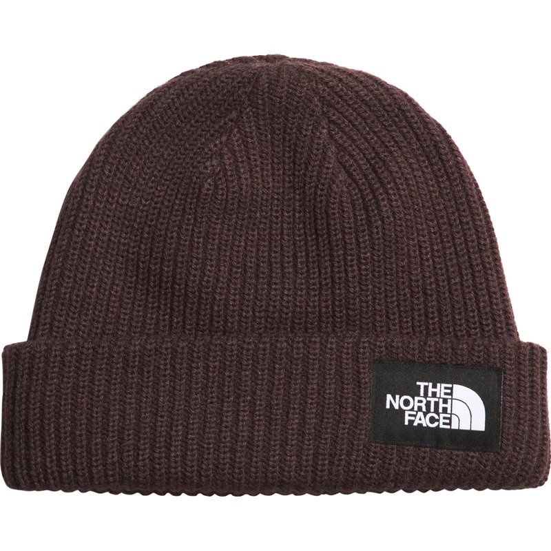 North Face Salty Lined Beanie Coal Brown - OS -REG