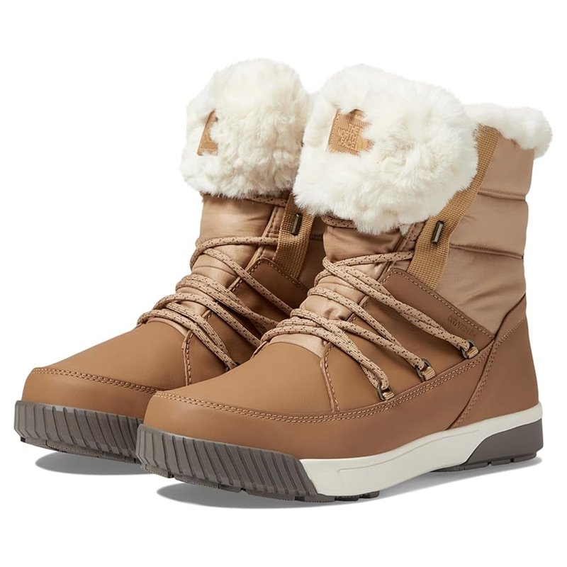 North Face W's Sierra Luxe WP Almond butter/Falconbro THE NORTH FACE Winter Boots