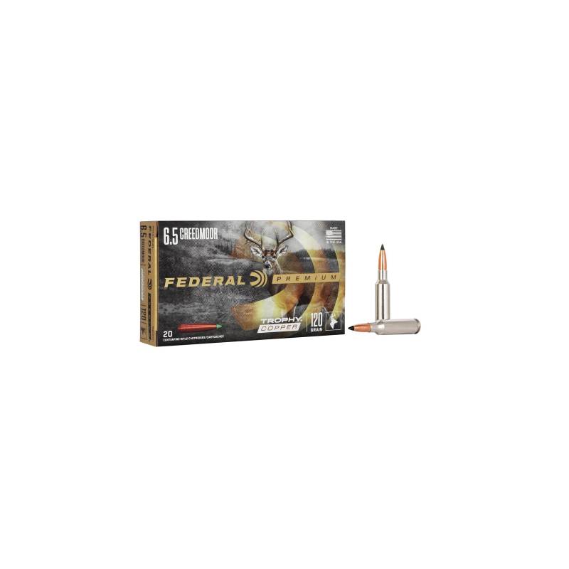Federal Premium 6.5 Creedmoor 120gr Trophy Copper Federal ( American Eagle) Federal
