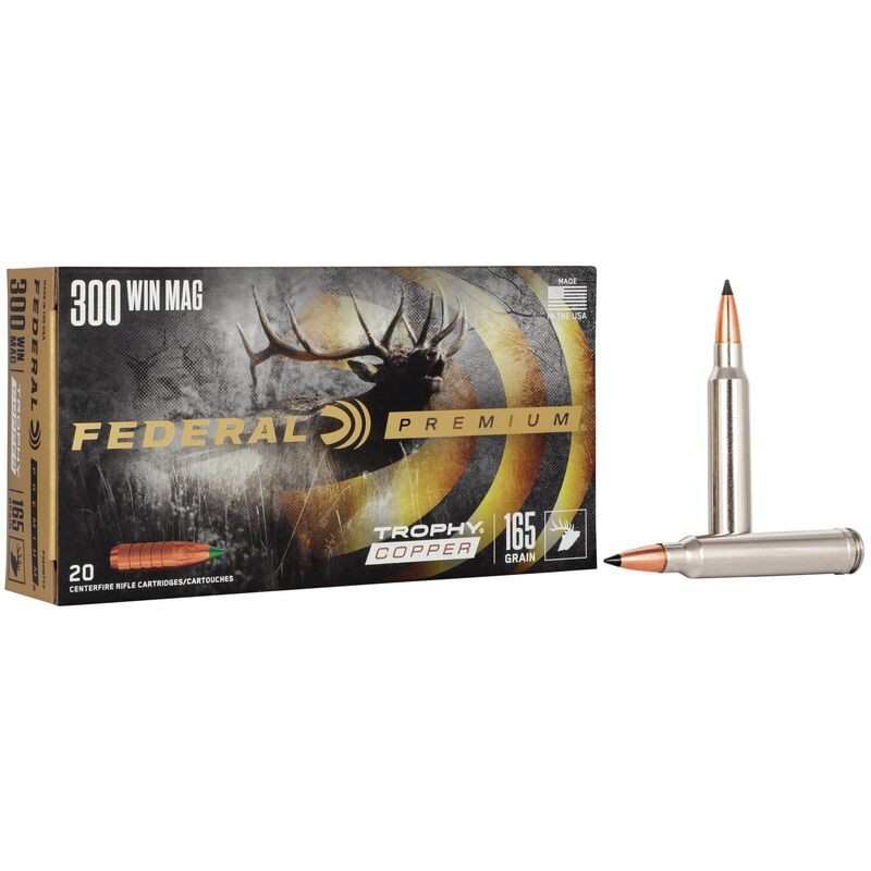 Federal Premium 300 Win Mag 165gr Trophy Copper Federal ( American Eagle) Federal