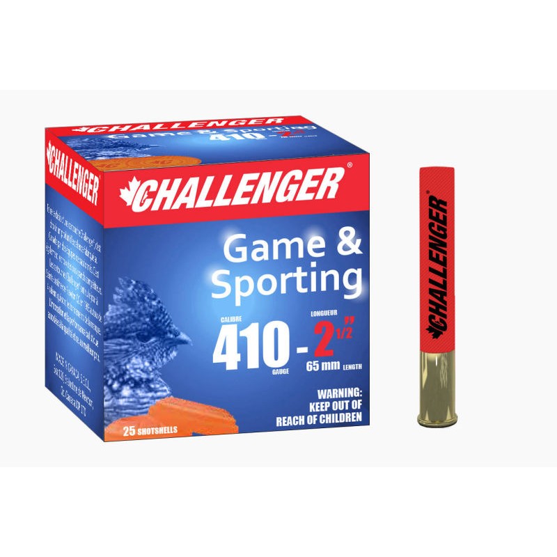 Challenger Game & Sporting 410 Ga 2 1/2'' 1/2oz 7.5 Max 2 Par client Challenger Target & Hunting Lead