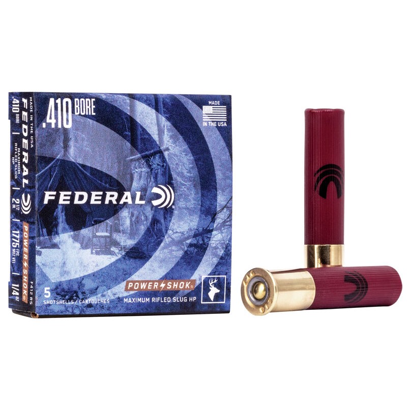 Federal 410 Ga 2 1/2'' Slug Federal ( American Eagle) Slug & Buckshot