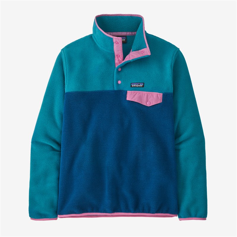 Patagonia W's Lw Synch Snap-T P/O Lagom Blue