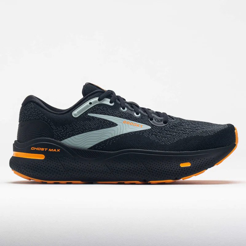 Brooks Ghost Max Black/Orange/Cloud Blue Brooks Souliers de course