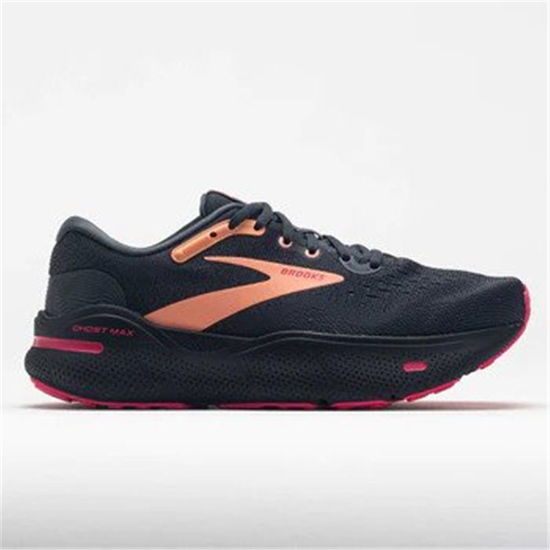 Brooks Ghost Max Black/Papaya/Raspberry Brooks Souliers de course