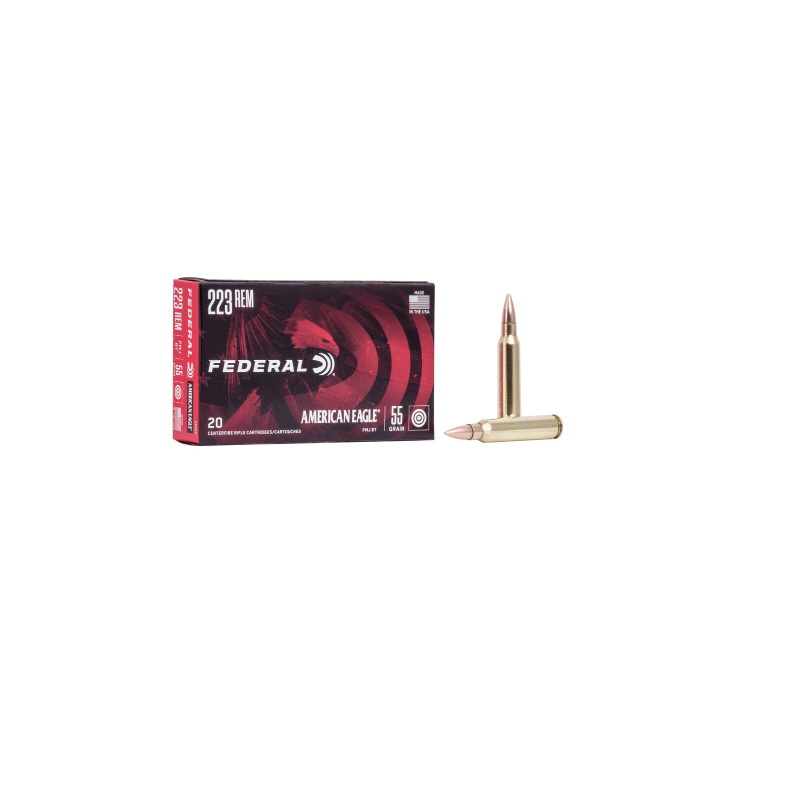 Federal 223 Rem 55gr FMJ Federal ( American Eagle) Federal