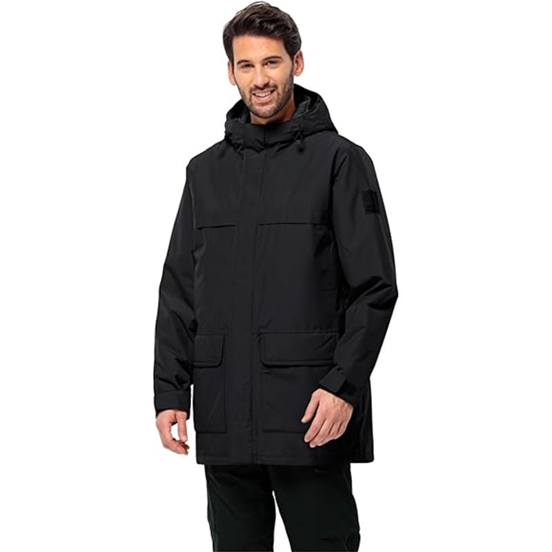 Jack Wolfskin Winterlager Parka M Black Jack Wolfskin Manteaux et Vestes