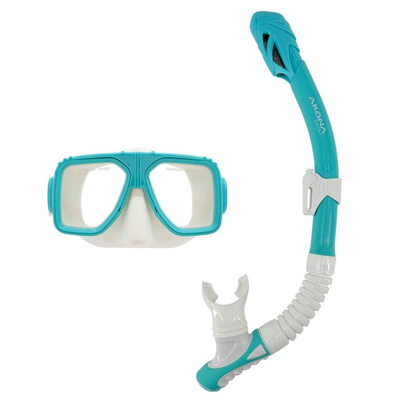 Akona Sport Mask & Snorkel Set TL/WHS