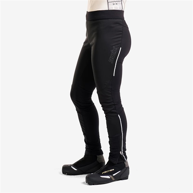 SWIX-DELDA WOMEN LIGHT SOFTSHELL TIGHT BLACK Swix Pantalons - shorts