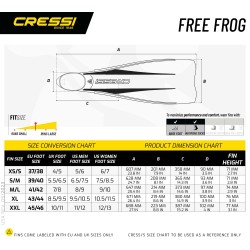 Cressi FREE FROG Fins Cressi Fins