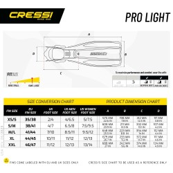 Cressi Pro Light Fins Cressi Fins