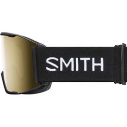 Smith Squad Mag Black Chromapop Black Gold Smith Lunettes de ski alpin