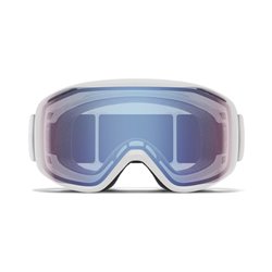 Smith Rally White Chunky Knit Blue Sensor Mirror Smith Lunettes de ski alpin