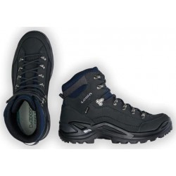 Lowa Renegade GTX MID Hommes Gris Foncé Lowa Chassures de randonné