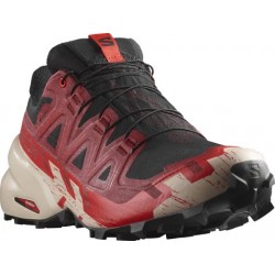 Salomon Speedcross 6 GTX Black/Dalhia /Poppy Red Salomon Chassures de randonné