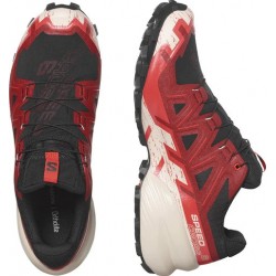 Salomon Speedcross 6 GTX Black/Dalhia /Poppy Red Salomon Chassures de randonné