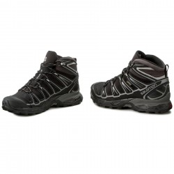 SALOMON X ULTRA MID 2 GTX BLACK/BLACK/ALU Salomon Hiking Shoes & Boots