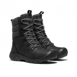 Keen Greta Boot WP Femme Noir/Noir Laine KEEN Bottes d'hiver