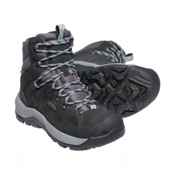 Keen Revel IV Mid Polar Femme Noir/Gris Harbor KEEN Chassures de randonné