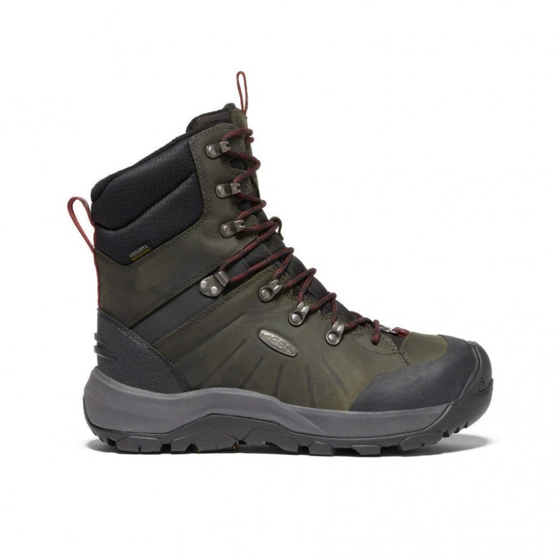 Keen revel IV high polar Homme Magnet/rouge KEEN Chassures de randonné