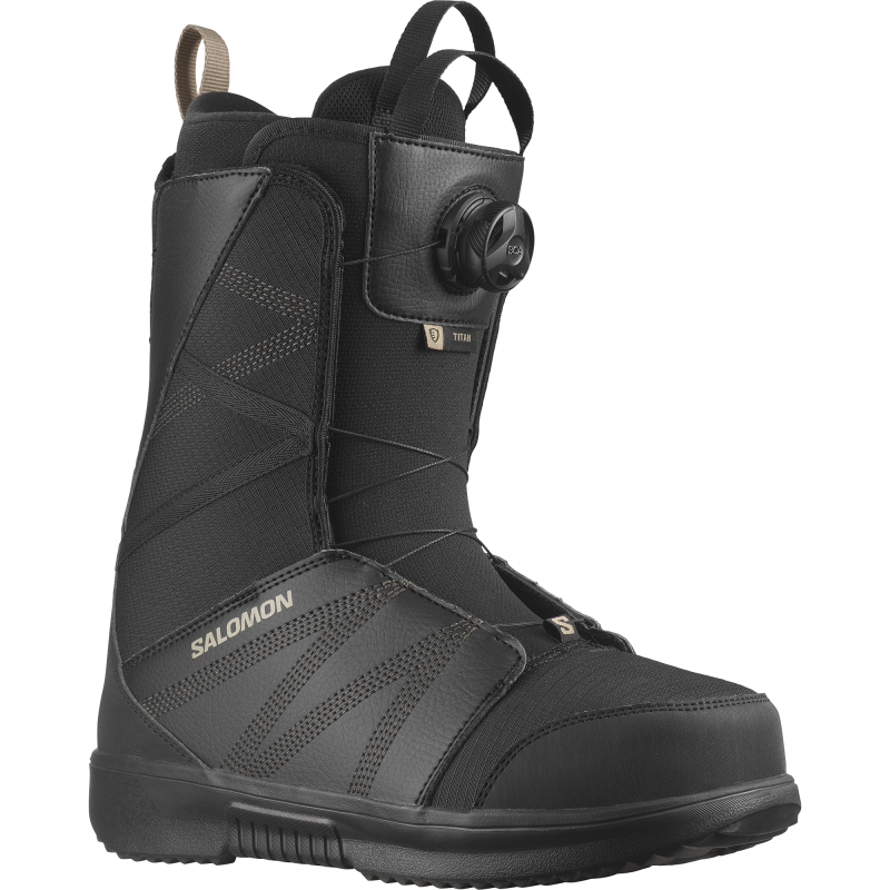 Salomon Titan Boa Black/Roasted Cash Salomon Bottes de planche à neige