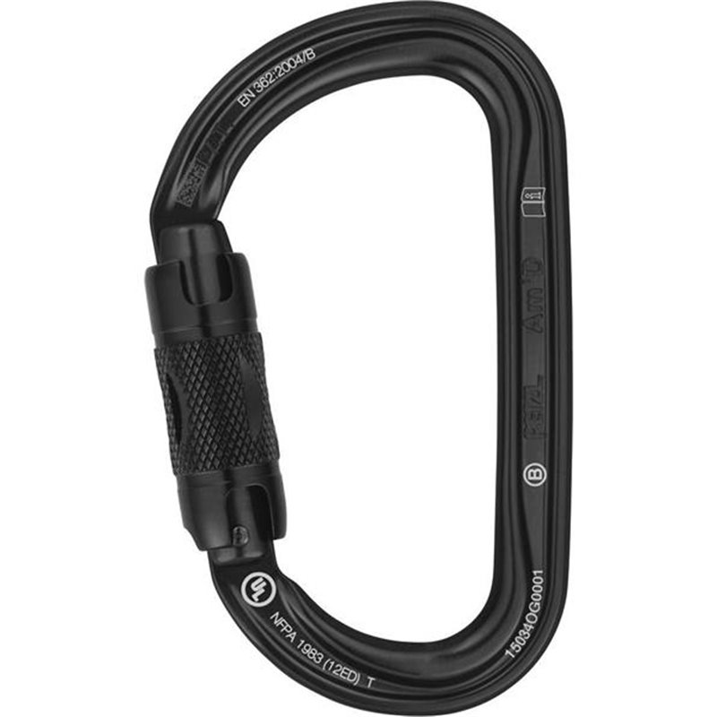 Petzl Carabiner AM'D Twist-lock Black