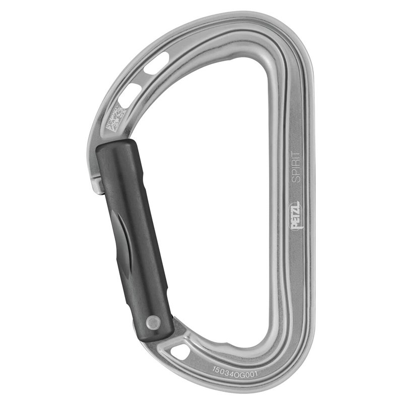 Petzl Spirit Carabiner Straight Grey