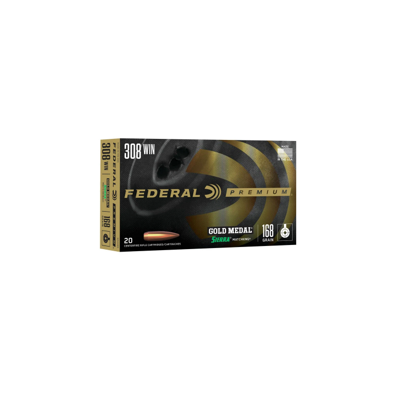 Federal Premium 308 Win 168 Gr HPBT Federal ( American Eagle) Federal