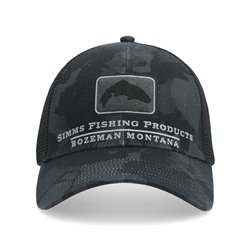 Simms Trout Icon Trucker Regiment Camo Carbon