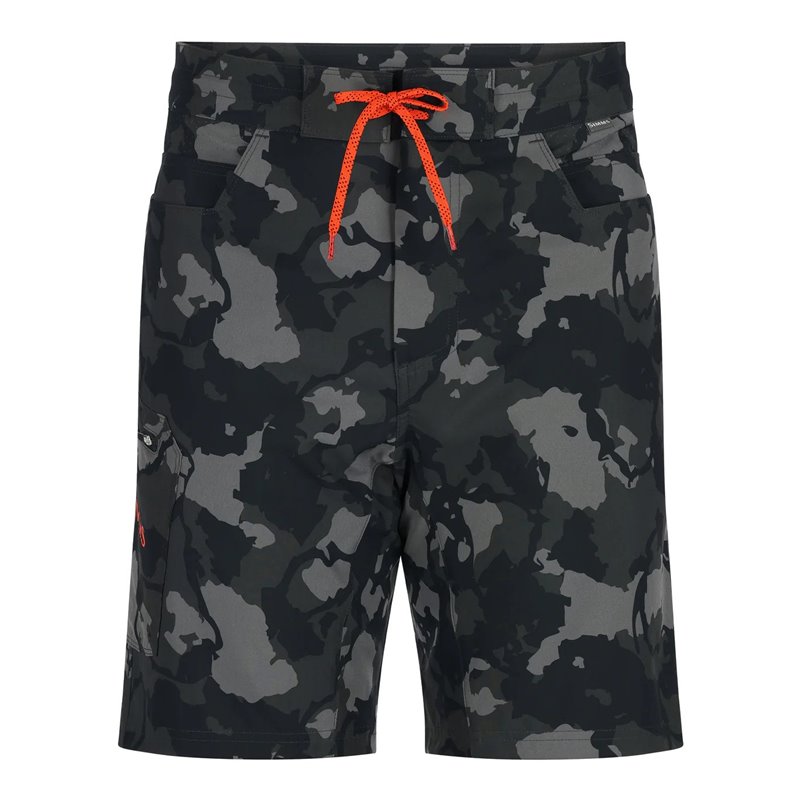 Simms M's Seamount Board Shorts Camo Crabon