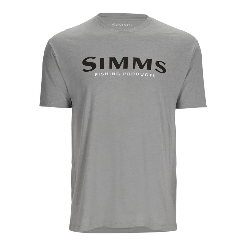 Simms M's Simms Logo T-Shirt Cinder Heather