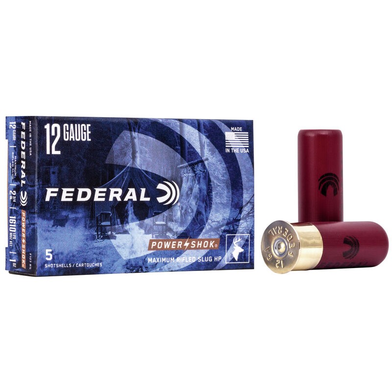 Federal 12 Ga 2 3/4'' Sabot Slug Federal ( American Eagle) Slug & Buckshot