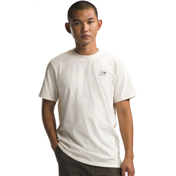 North Face M Short-Sleeve Heritage Patch Heathered T-shirt White Dune Heather THE NORTH FACE Tops