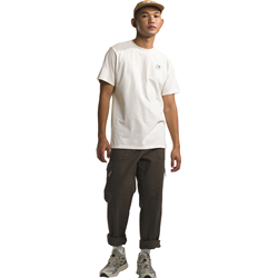 North Face M Short-Sleeve Heritage Patch Heathered T-shirt White Dune Heather THE NORTH FACE Tops