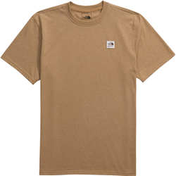 North Face M Short-Sleeve Heritage Patch Heathered T-shirt Utility Brown Heather