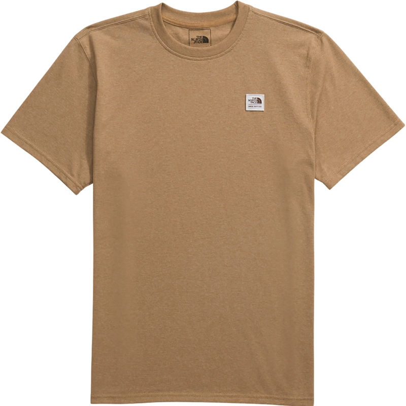 North Face M Short-Sleeve Heritage Patch Heathered T-shirt Utility Brown Heather THE NORTH FACE Tops